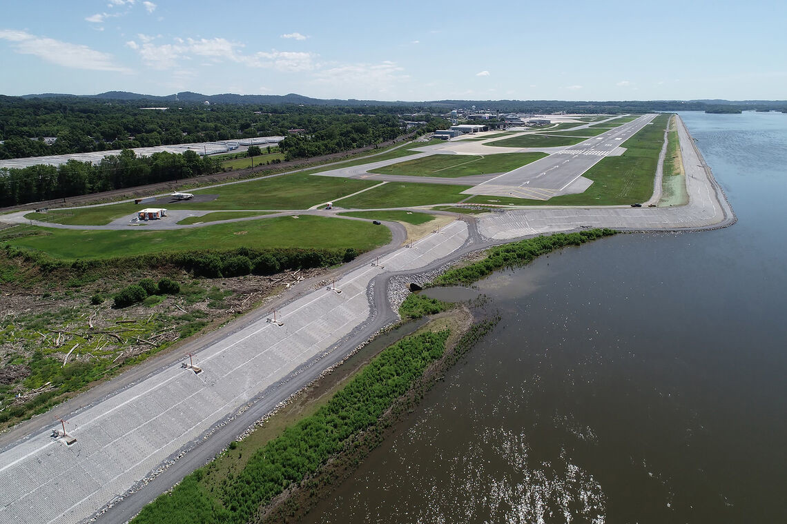 An aerial view of BWI Airport in Maryland